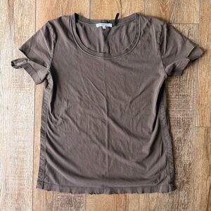 Helmut Lang Taupe Casual Top